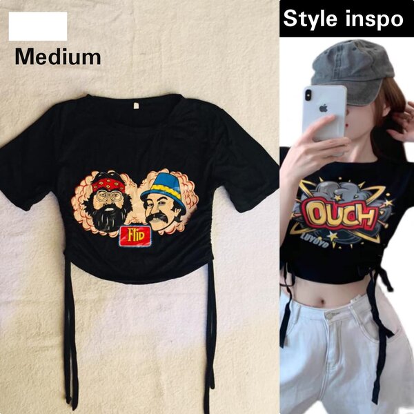 Salaula crop tops and tops