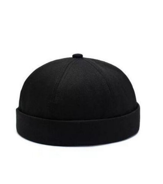 Chapeau Docker Noir Unisexe