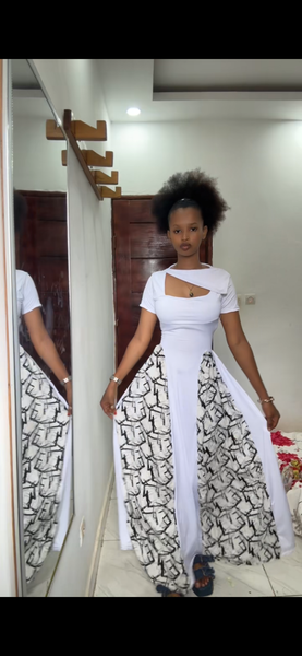 Robe longue élégante noire