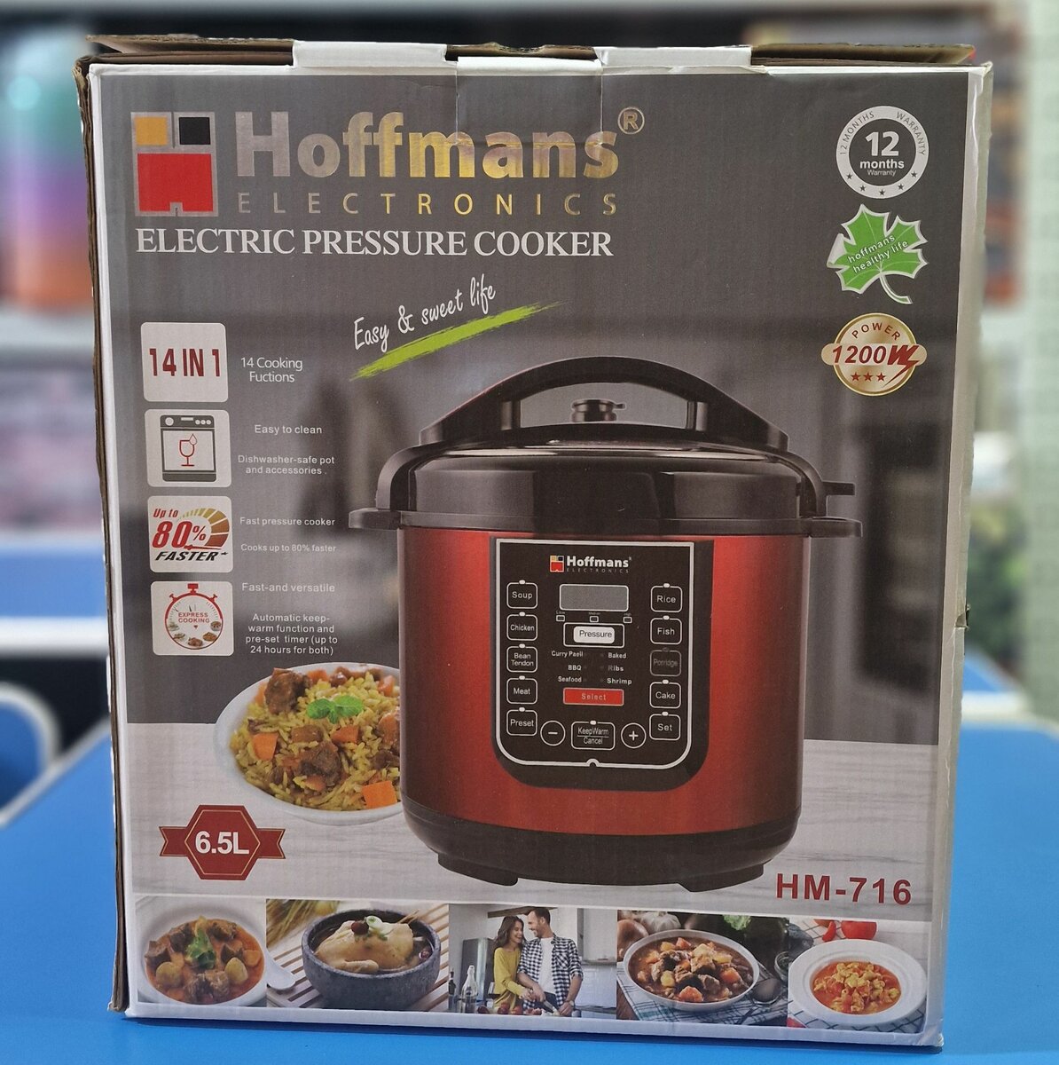 Electric Pressure Cooker 6L
