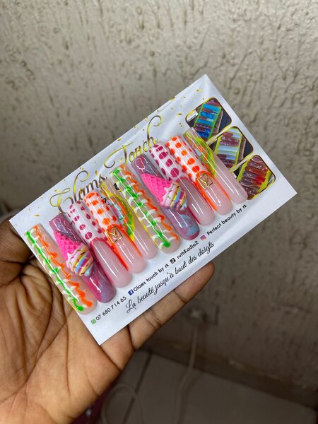 Pres on nails 💅🏽