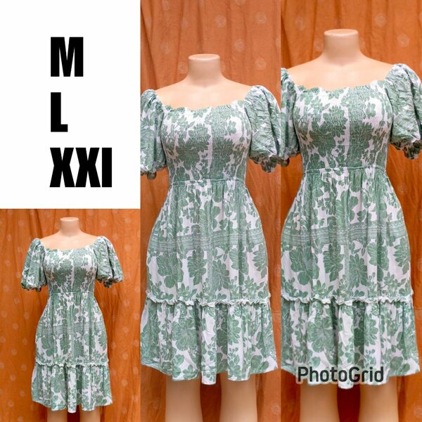 Robe bohème chic à manches bouffantes