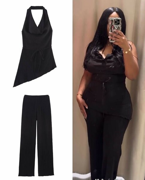 Ensemble Top Pantalon Chic