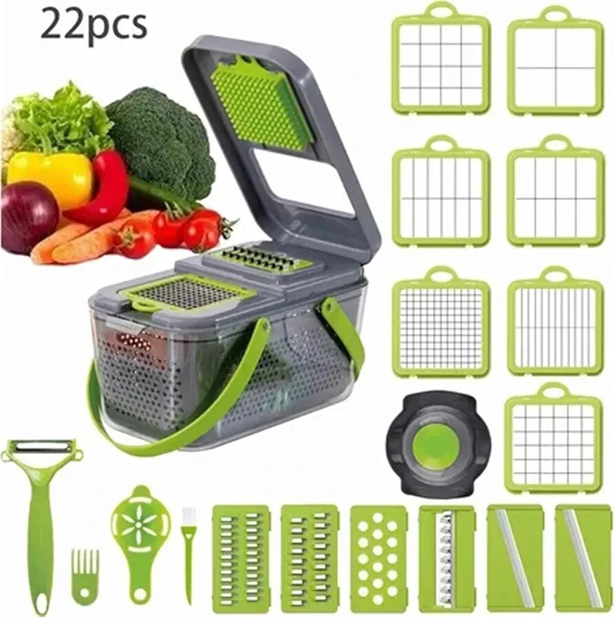 22pcs Vegetable Slicer Set