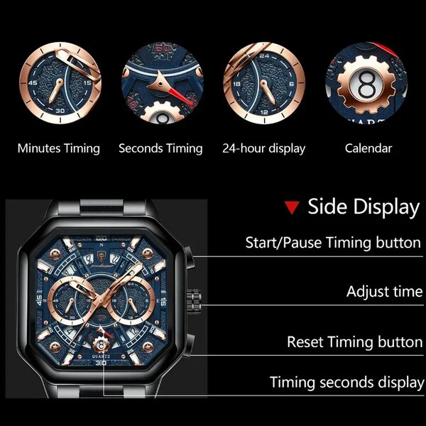 Montre Homme POEDAGAR Luxe