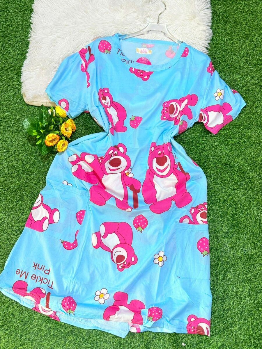 Night wears with pocket