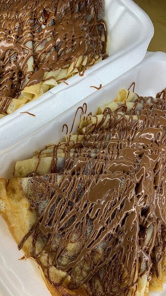 Bol de crêpes nutella