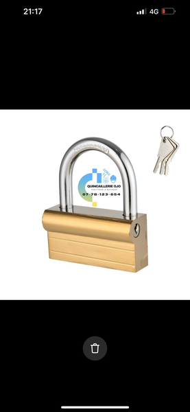 Cadena de sécurité verrou 65mm