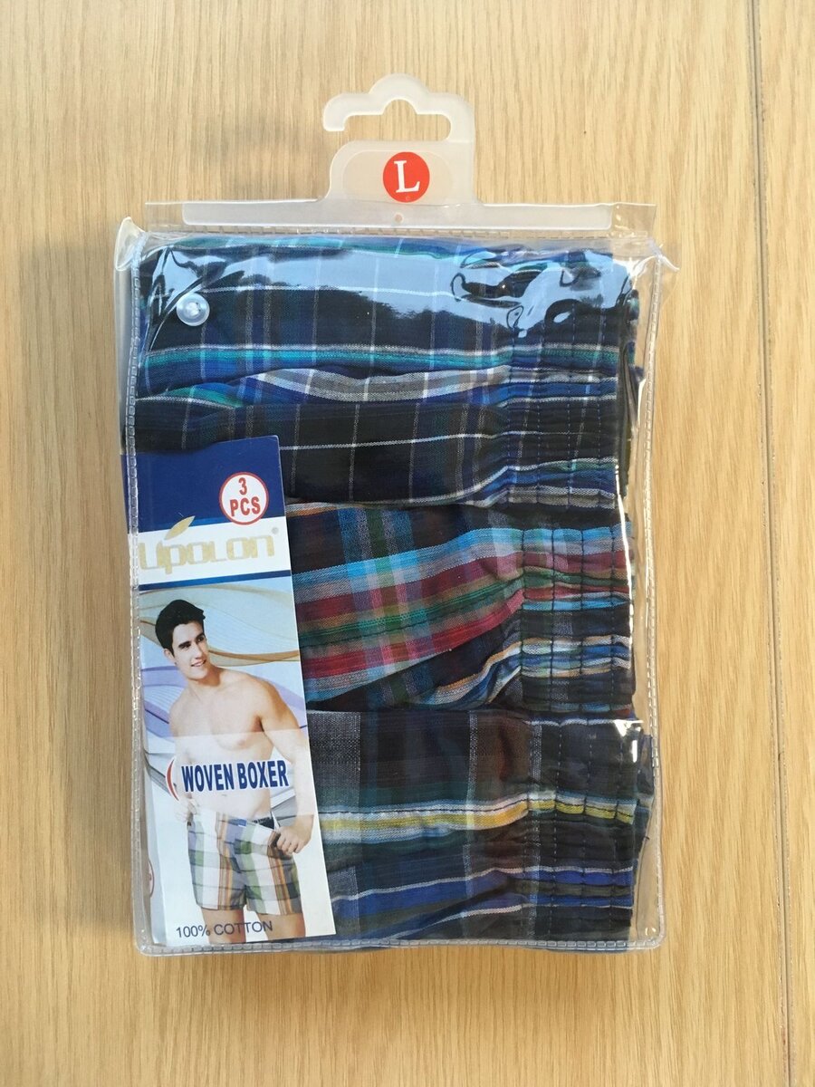 Boxers en coton pour hommes