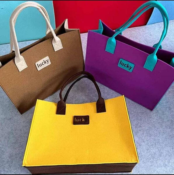 Sacs shopping Lucky en toile