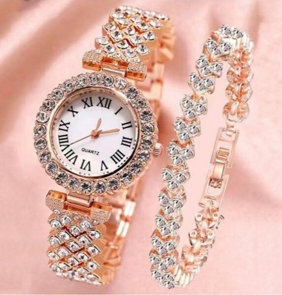 Montre élégante femme strass