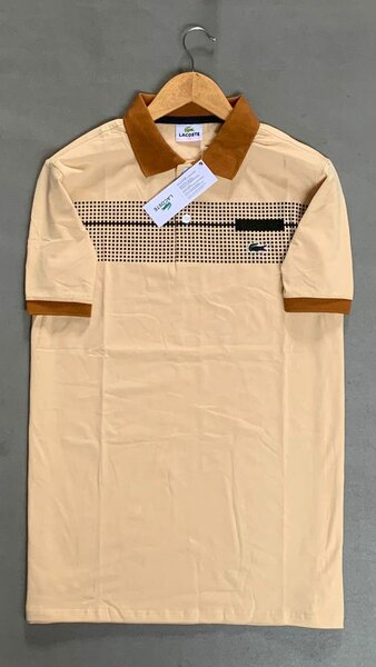 Polo homme beige élégant