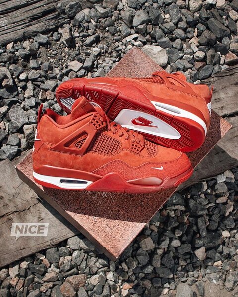 Baskets rouges Nike tendance