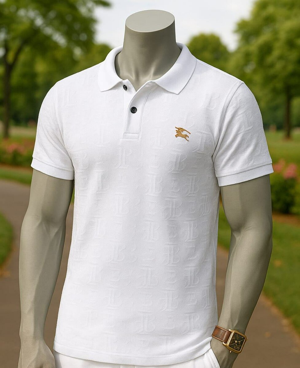 Polo blanc élégant pour homme