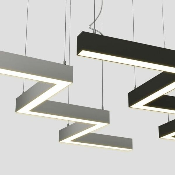 Дизайнерские светильники из профиля, в наличии и под заказ