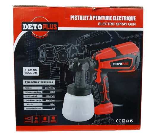 Pistolet à Peinture Électrique DetoPlus