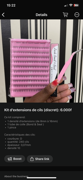 Eyelash Extension Kit Discret