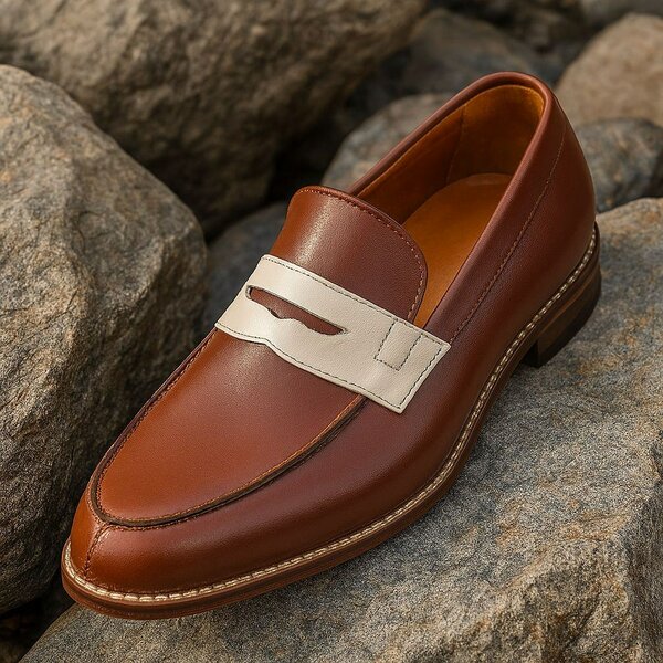 Mocassins en cuir élégants