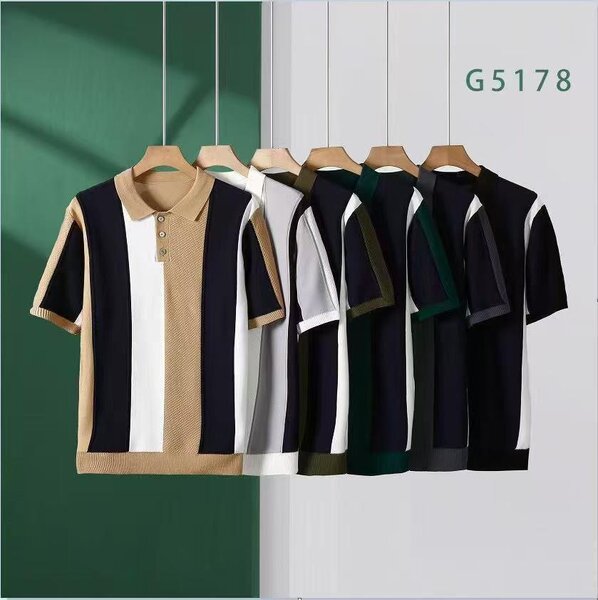 Polo à rayures élégantes