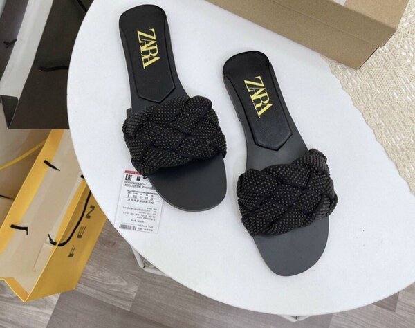 Zara flat slippers