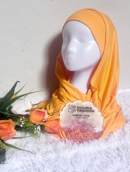 Voile bonnet en jersey cortelé