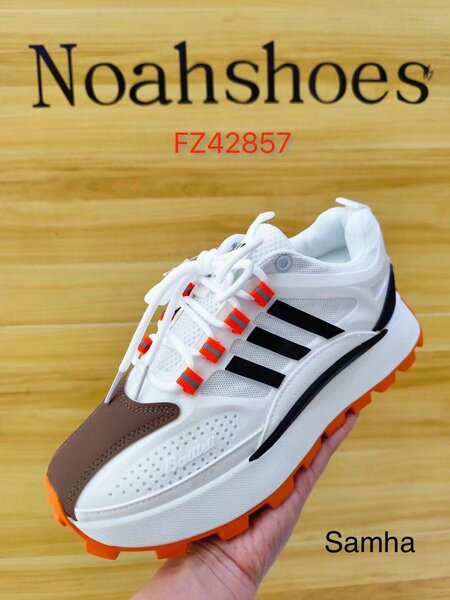 Baskets sports tendance orange