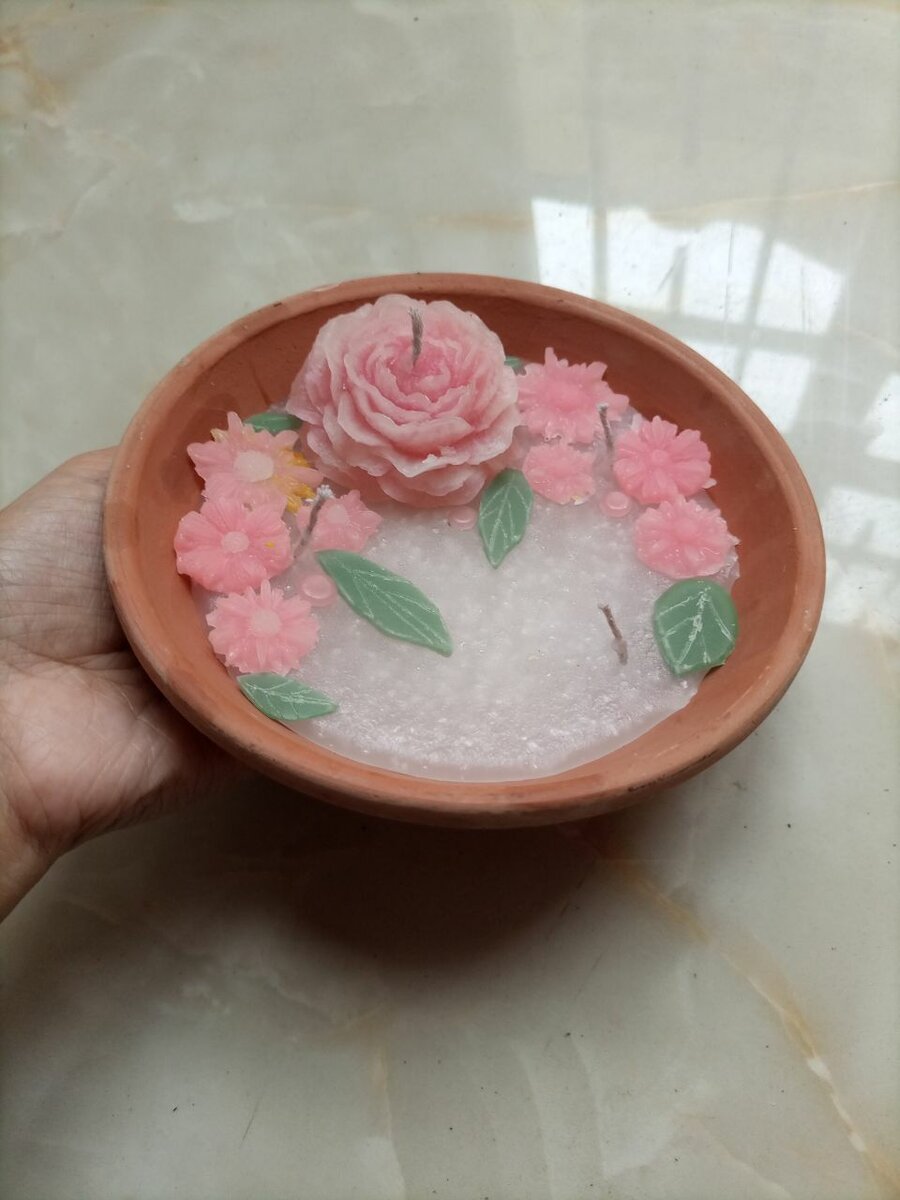 Scented candle bowl