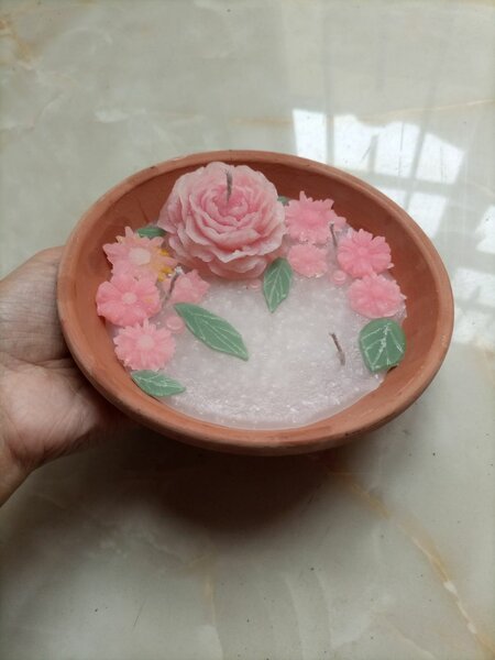 Scented candle bowl