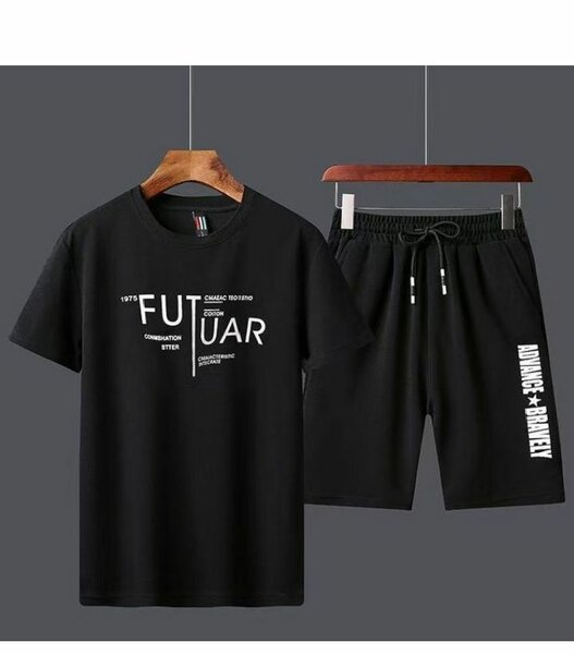 Ensemble décontracté noir homme