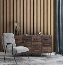 Lambris PVC effet tasseau décoratif