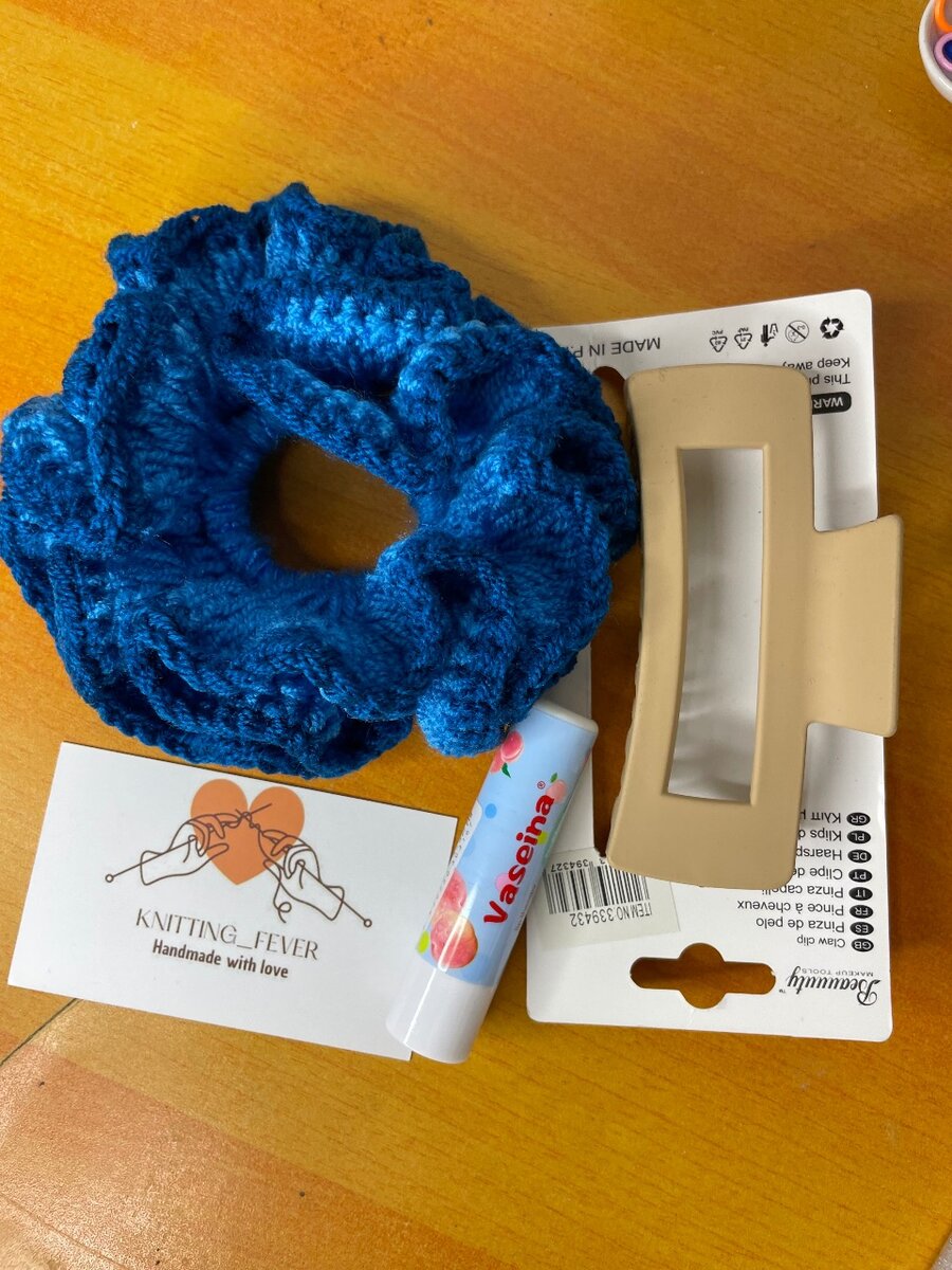 Handmade Knitted Scrunchies