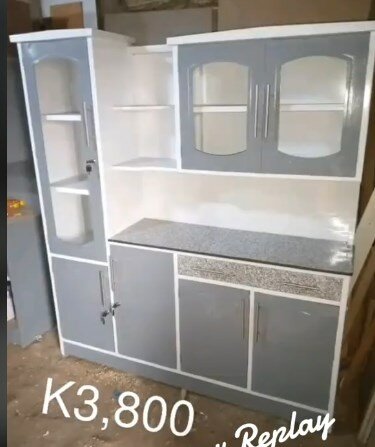 Kitchen set gray and white