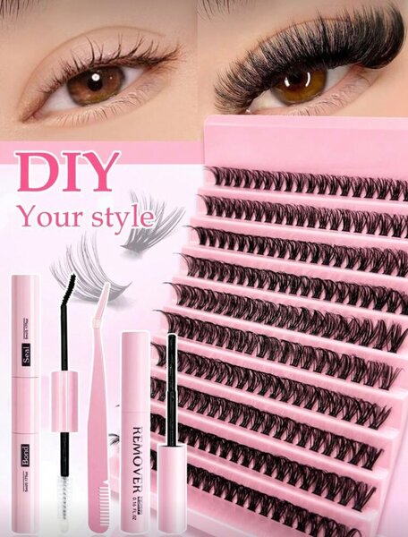 Set d'extensions de cils DIY