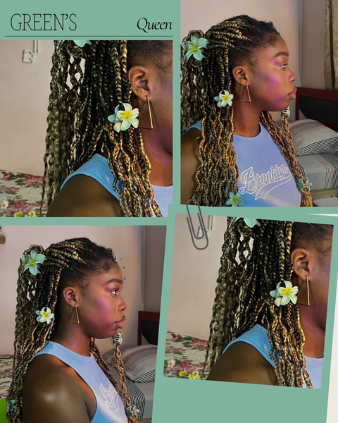 Pinces à cheveux(Greens Queen)