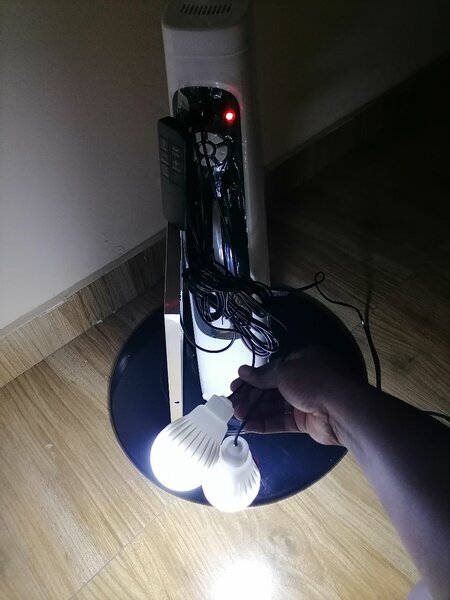 16 inch Rechargeable Solar Fan