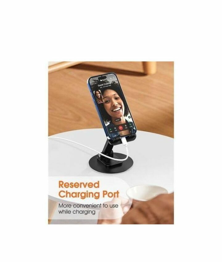 Support tablette et téléphone rotatif