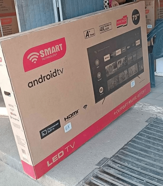 Smart TV LED 75" 4K Android