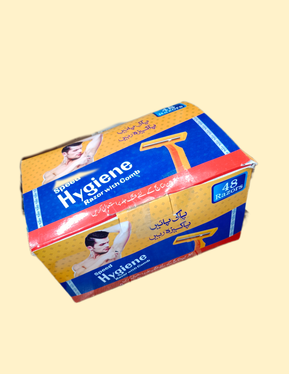 Pack of 48 Speed hygiene razor
