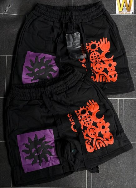 Shorts graffiti unisex mode