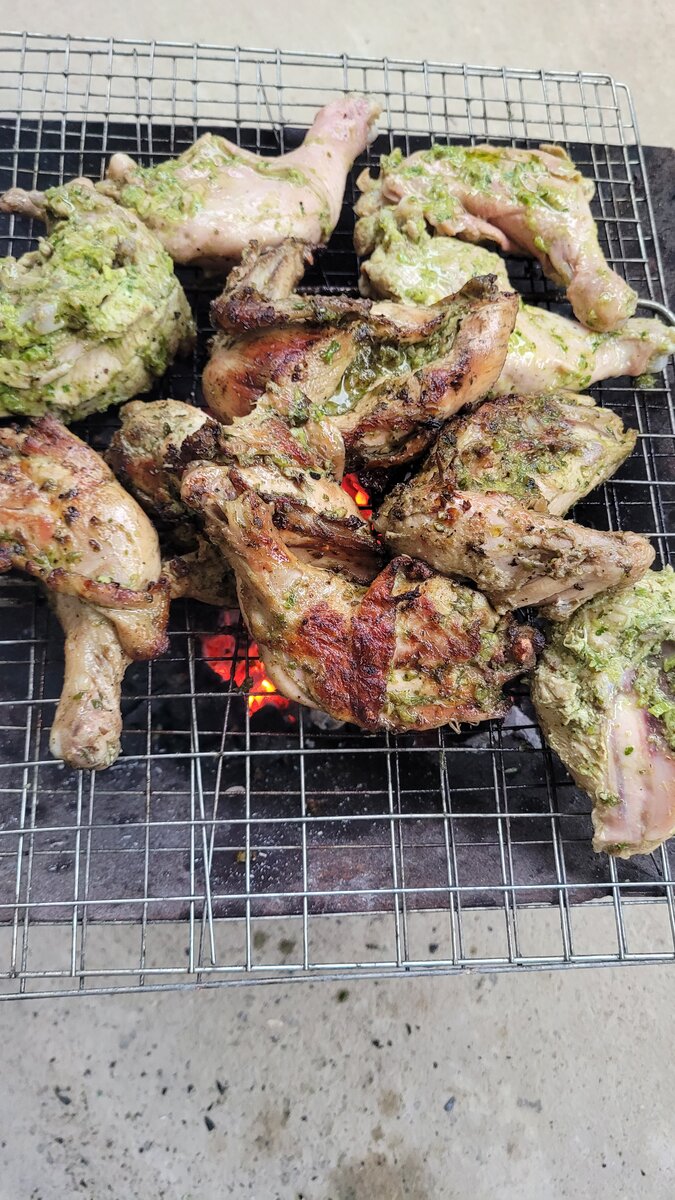 Poulet Braisé avec Garnitures