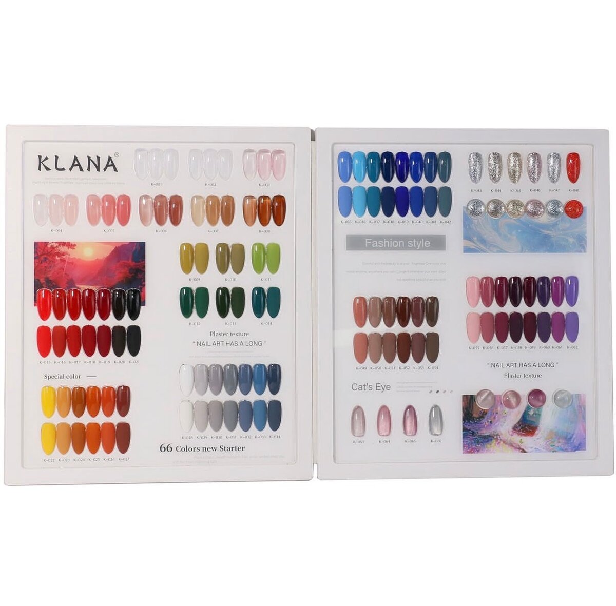 Klana Kit Vernis à Ongles 66 Couleurs