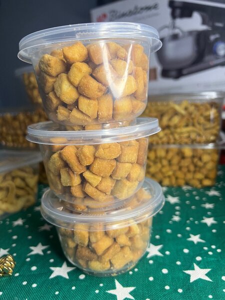 Snacks sucrés croustillants