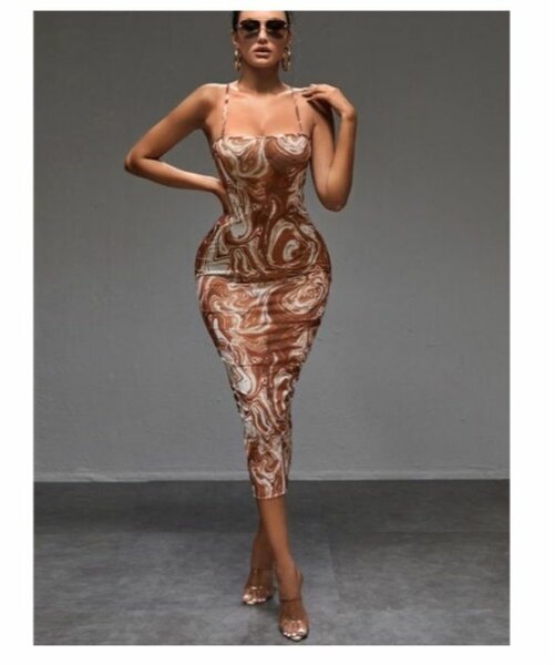 Robe longue moulante élégante