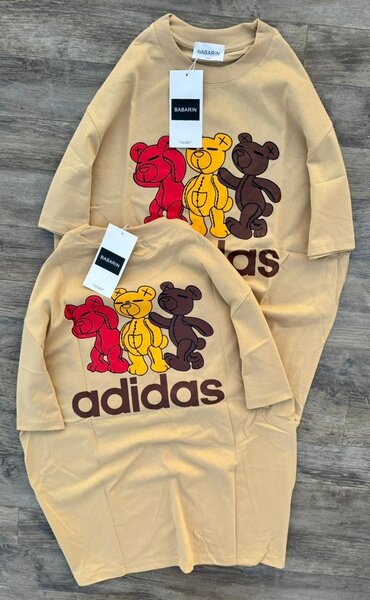 Robe T-shirt en coton Adidas