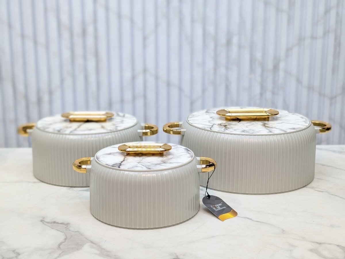 Cocotte en marbre élégant