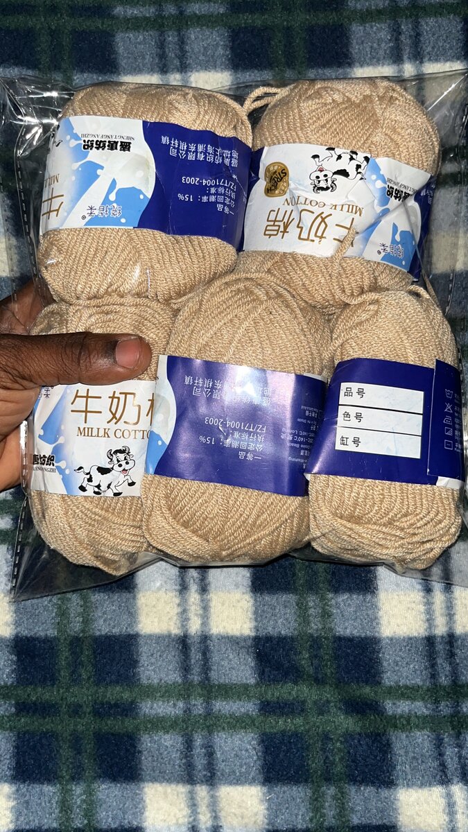 Fil à tricoter doux en coton