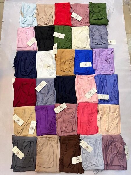 Jersey and chiffon veils