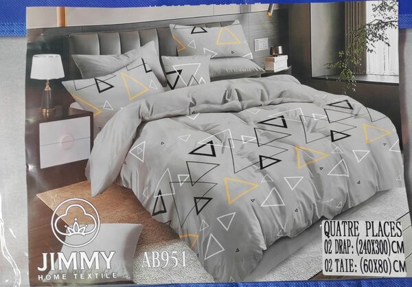 Parure de lit 4 places triangle