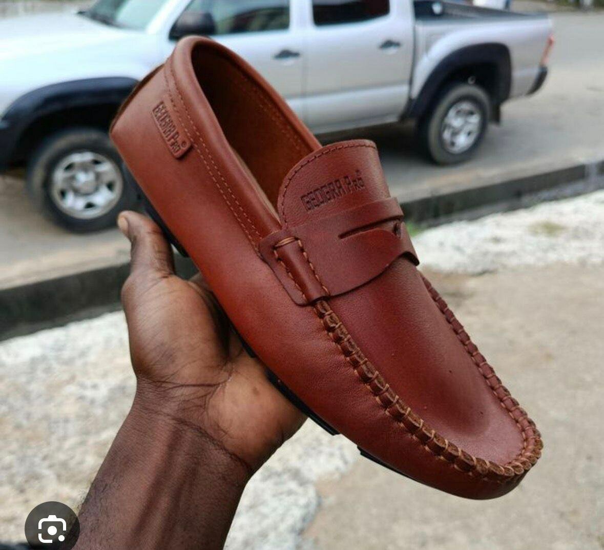 Mocassins en cuir élégants