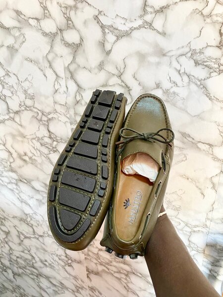 Mocassins en cuir confortables